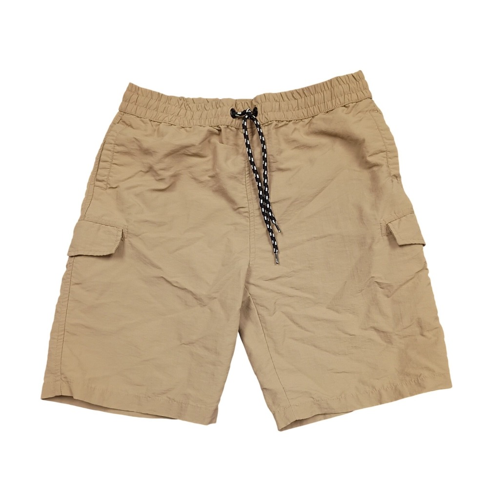 Lira Cargo Shorts Mens XL Tan Nylon Gorpcore Hiking Utility Techwear